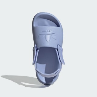 【adidas 愛迪達】運動鞋 休閒鞋 拖鞋 童鞋 ADIFOM ADILETTE J(IG8428)