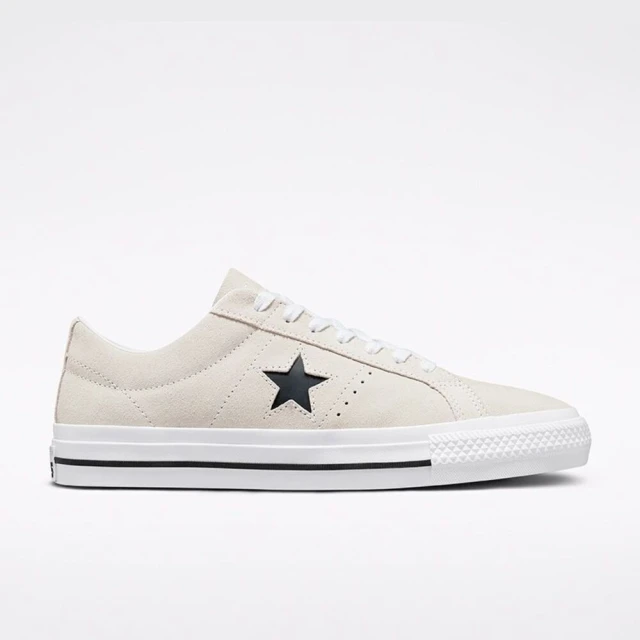 CONVERSE One Star Pro 男女 休閒鞋 滑板鞋 經典 低筒 緩震 米白(172950C)