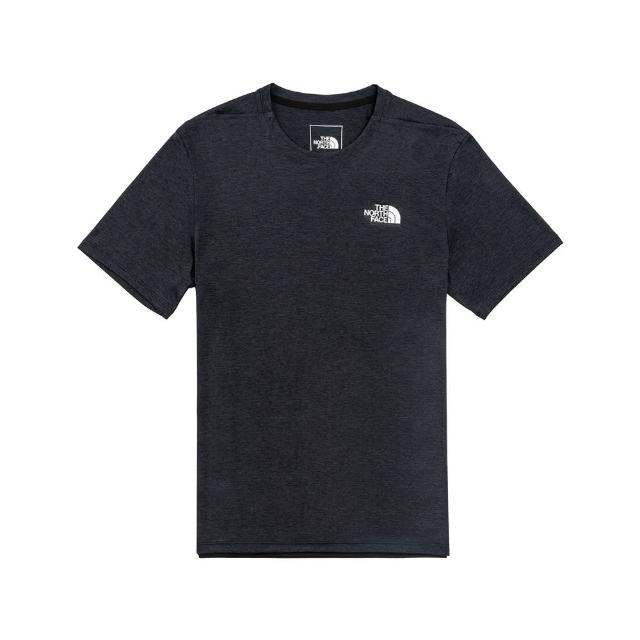 【The North Face】TNF 北臉 短袖上衣 M BRIDGER S/S SHIRT  APFQ 男 女 黑灰(NF0A536QKS7)