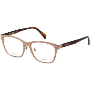 【CELINE】純鈦 光學眼鏡 CL1502J(玫瑰金色)