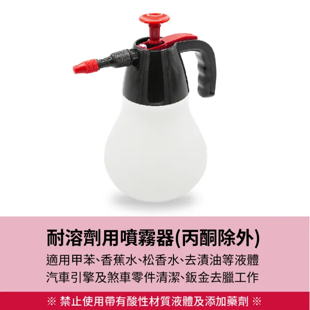 【CHINDAO 清島牌】耐溶劑專用噴水壺1.5L(適用甲苯、香蕉水、去漬油等)