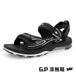 【G.P】超緩震氣墊涼鞋 女鞋(黑色)