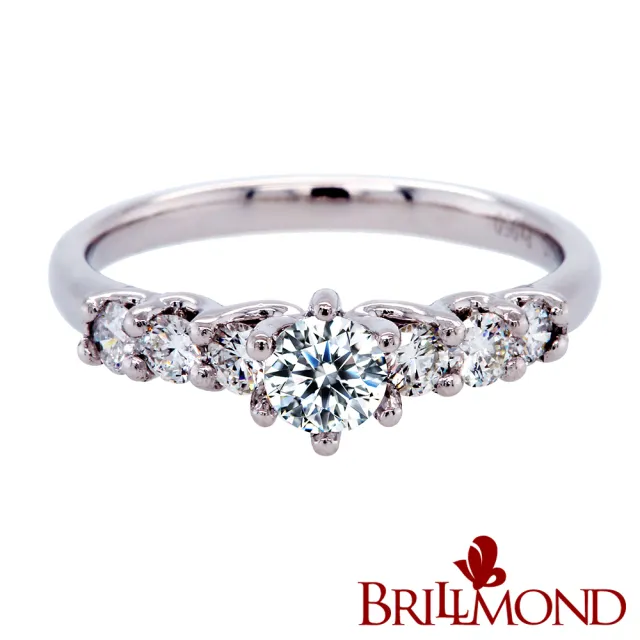 【BRILLMOND JEWELRY】GIA 30分 D/VVS1 3EX 鉑金鑽戒璀璨六爪(D/VVS1 3EX PT950鉑金台)