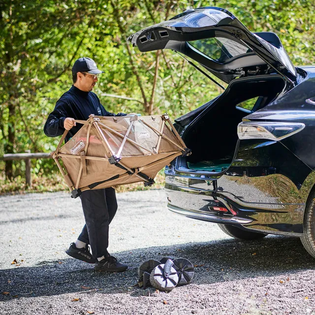 【Coleman】MAX四輪拖車 / OUTDOOR WAGON MAX / CM-85865(露營推車 拖車 手推車 摺疊拖車)