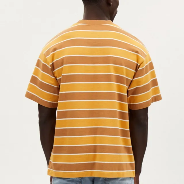 【COACH蔻馳官方直營】條紋T恤-橙色多色(CO785)