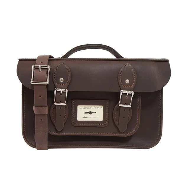 【The Leather Satchel Co.】英國原裝手工牛皮多功能三用相機包 手提包 肩背包 斜背包 後背包(原色深咖啡)