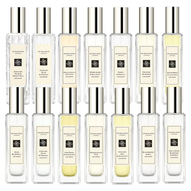 【Jo Malone】香水 30ml 多款任選(英國梨小蒼蘭/鼠尾草海鹽/黑莓子/藍風鈴/黑石榴/橙花/罌粟花-國際航空版)