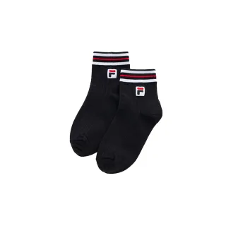 【FILA官方直營】基本款棉質短襪-黑色(SCY-5003-BK)