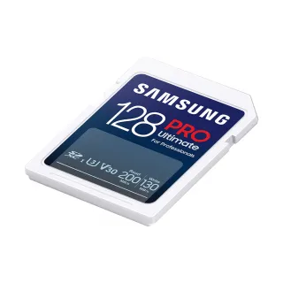 【SAMSUNG 三星】2024 PRO Ultimate SD 128GB記憶卡 公司貨(單眼 數位相機 攝影機 筆電)