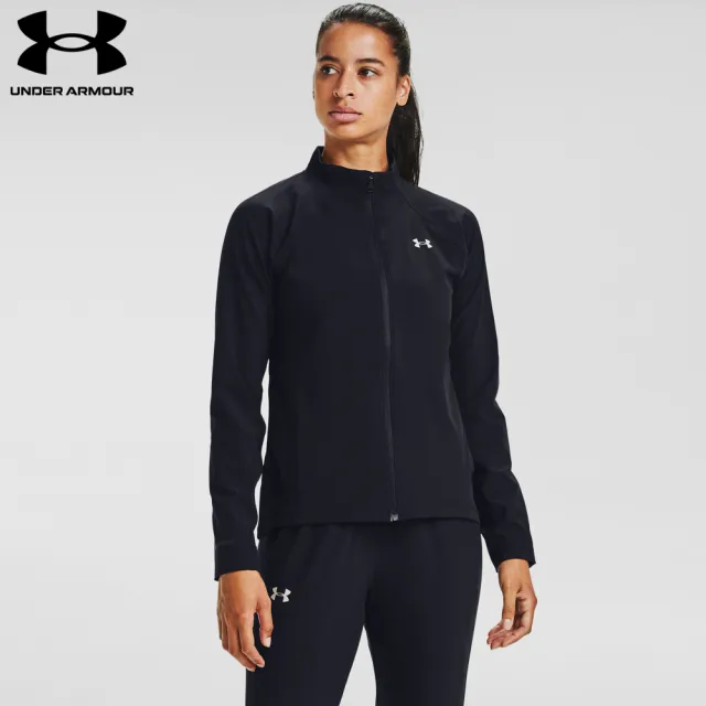 【UNDER ARMOUR】UA 女 Launch防風外套_1358107-001(黑)