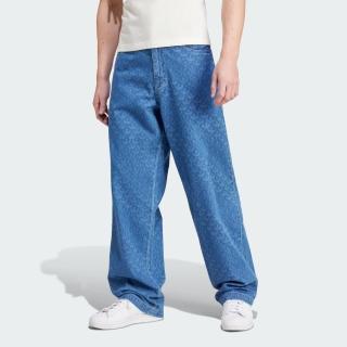 【adidas 愛迪達】長褲 男款 運動褲 牛仔褲 三葉草 亞規 MONO PANTS 牛仔藍 IX6720