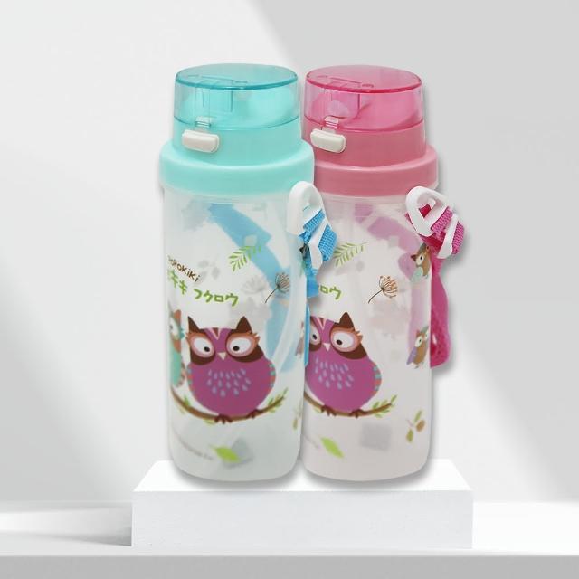 PoPoKiKi吸管水壺-500ml-綠色x1支+粉色x1支(吸管杯)
