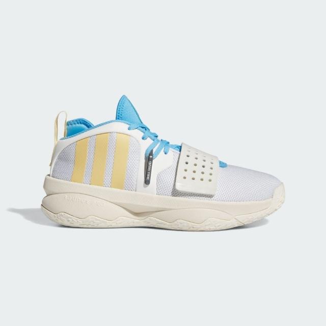 adidas 愛迪達 籃球鞋 男鞋 運動鞋 包覆 緩震 DAME 8 EXTPLY 雲朵藍 IF1514