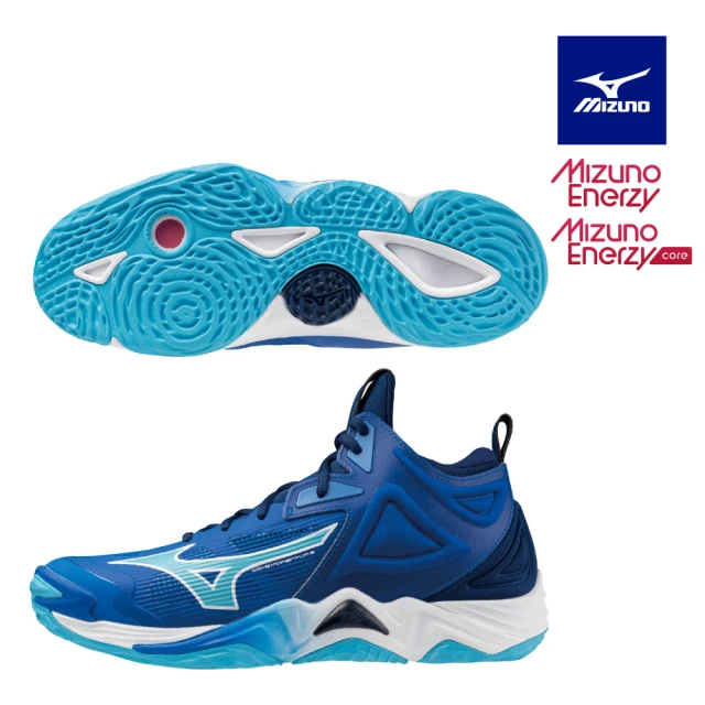 MIZUNO 美津濃 WAVE MOMENTUM 3 MID 排球鞋 V1GA231701(排球鞋)