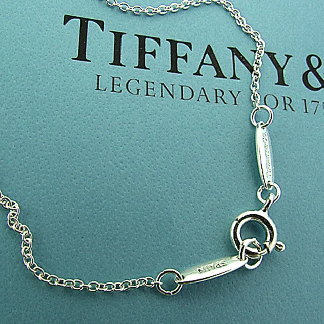 【Tiffany&Co. 蒂芙尼】迷你Open Heart 925純銀愛心墜飾項鍊