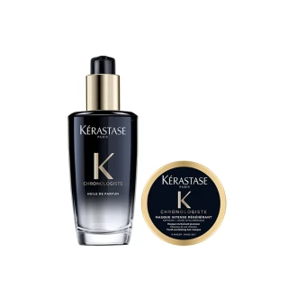 【KERASTASE 巴黎卡詩】黑鑽極萃逆時玫瑰香氛露100ml(卡詩髮油)