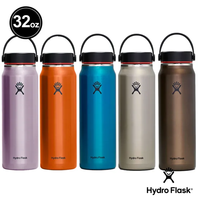 【Hydro Flask】32oz/946ml 輕量寬口提環保溫杯(保溫瓶)