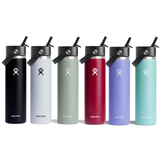 【Hydro Flask】24oz/709ml 寬口吸管真空保溫瓶(多色可選)