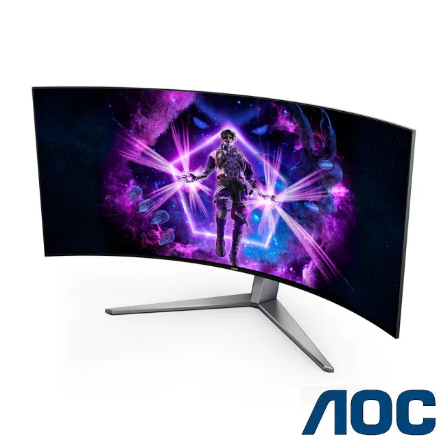 【AOC】AG456UCZD 45型 21:9 OLED 240Hz 曲面專業電競螢幕(內建喇叭/0.03ms)