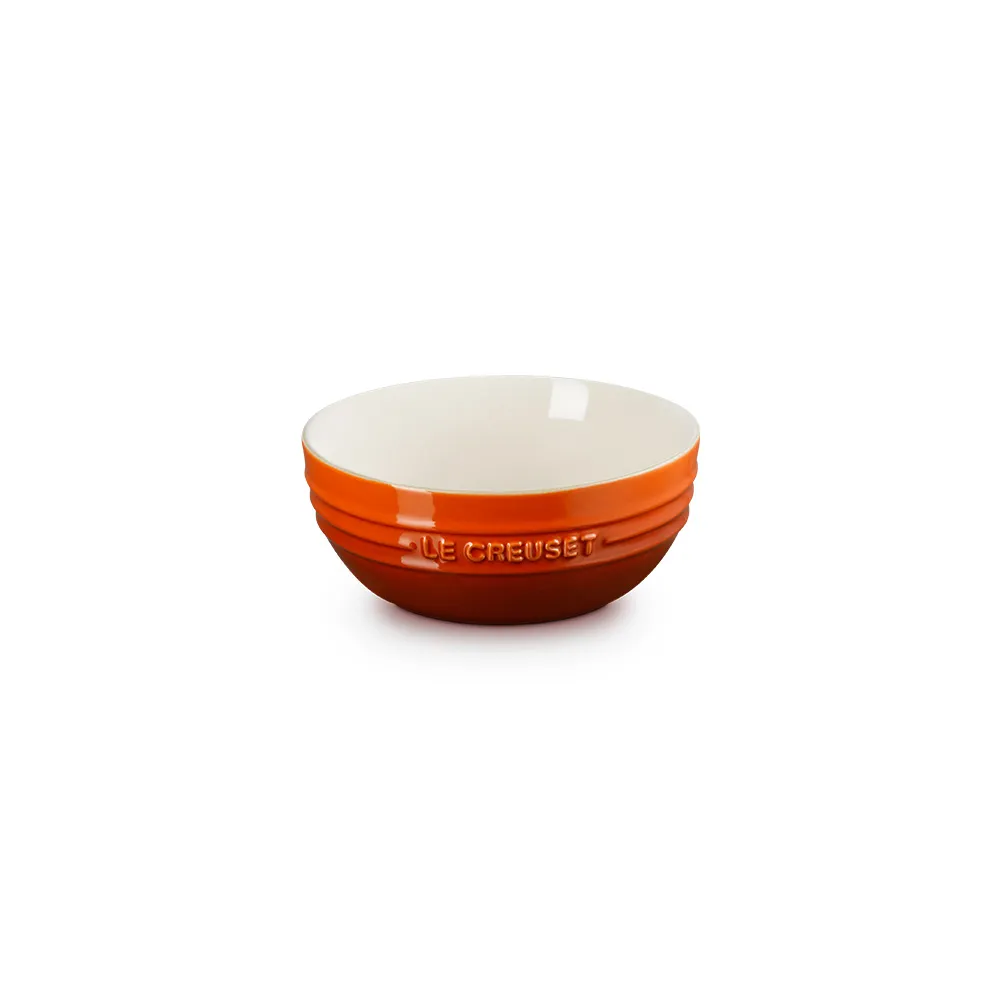 【Le Creuset】瓷器韓式湯碗14cm(火紅辣椒)