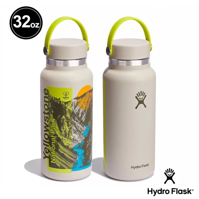 【Hydro Flask】32oz/946ml 寬口 真空 保溫瓶 美國國家公園 錫安 優勝美地 黃石(保冰 保溫 無毒 無鉛)