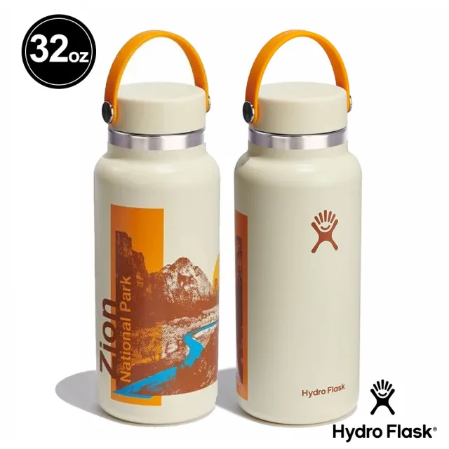 【Hydro Flask】32oz/946ml 寬口 真空 保溫瓶 美國國家公園 錫安 優勝美地 黃石(保冰 保溫 無毒 無鉛)