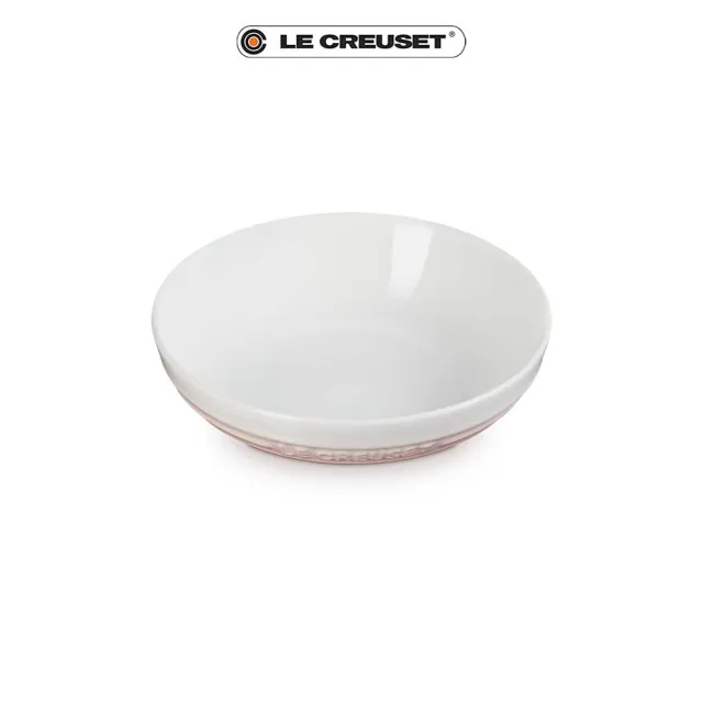 【Le Creuset】瓷器深圓盤20cm(淡粉紅)