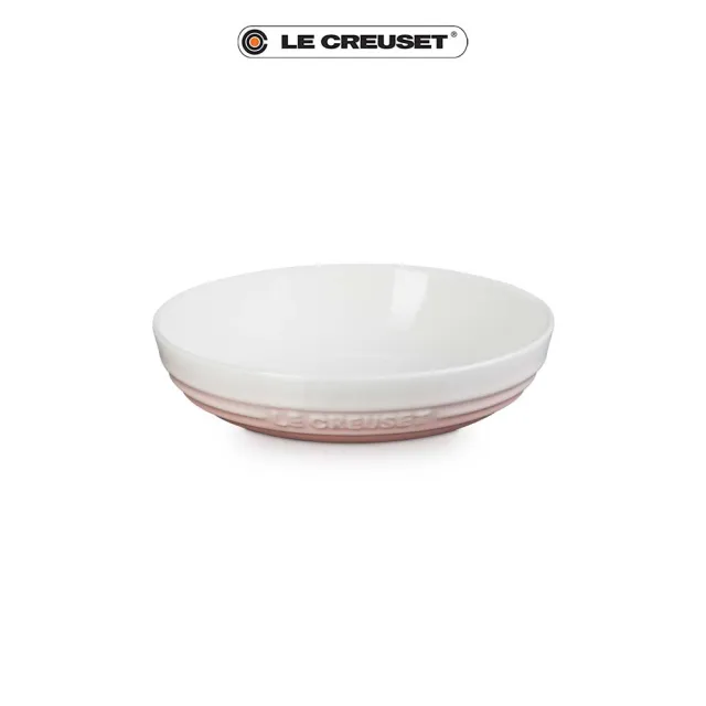 【Le Creuset】瓷器深圓盤20cm(淡粉紅)