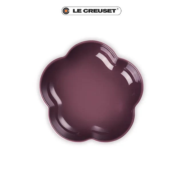 【Le Creuset】瓷器花型盤-中(藍鈴紫/水手藍/無花果/海洋之花 4色選1)