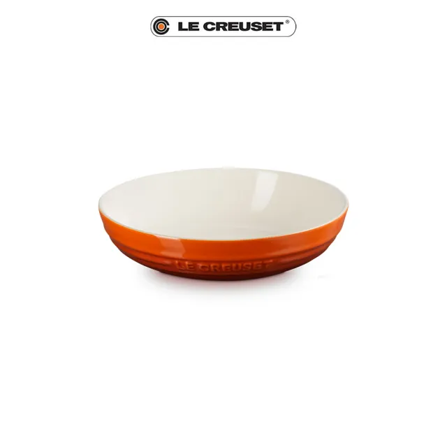 【Le Creuset】瓷器深圓盤 20cm(火紅辣椒)