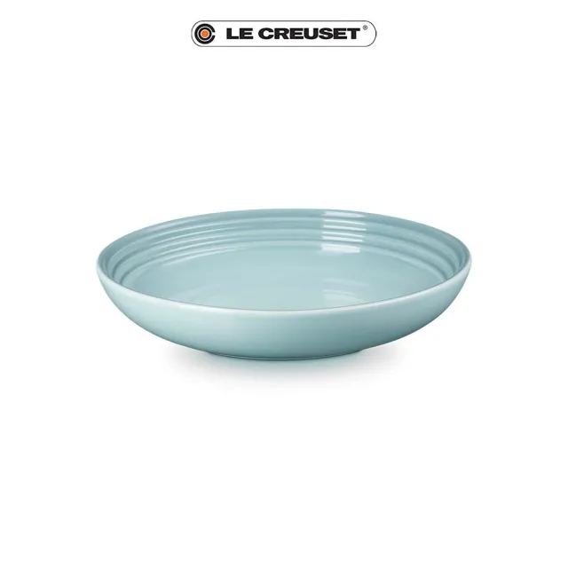 【Le Creuset】瓷器義麵盤 22cm(海洋之花/無花果/水手藍 3色選1)