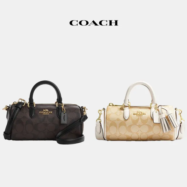 【COACH蔻馳官方直營】LACEY/ELIZA經典Logo斜背手袋(多色可選)