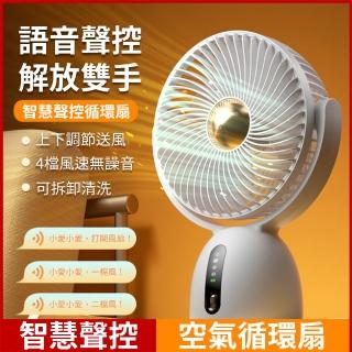 【格匯】語音聲控循環風扇 空調扇(智慧聲控 空氣循環扇 降噪風扇 靜音風扇)