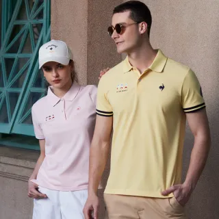 【LE COQ SPORTIF 公雞】休閒經典短袖POLO衫 男女款-4色-LWT21345_LWT22345