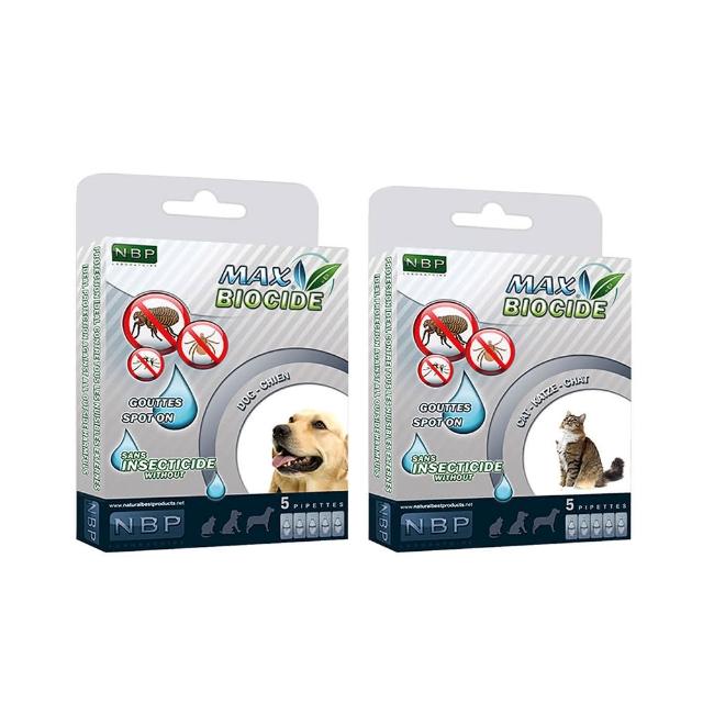 【NBP】犬/貓用天然驅蝨滴劑/5劑入(犬用/貓用)