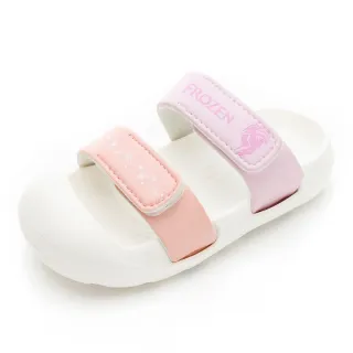 【Disney 迪士尼】冰雪奇緣 護趾拖鞋/童鞋 Q彈 防撞 穿脫方便 台灣製 粉紅(FOKS41523)