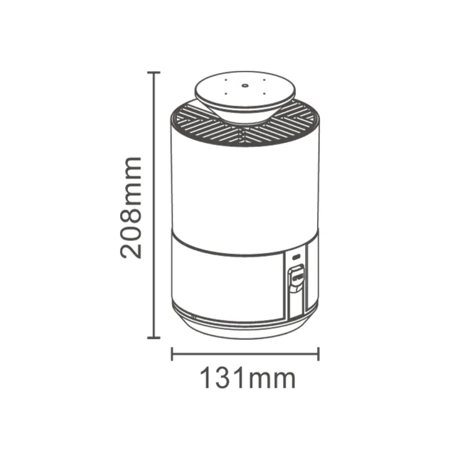【DanceLight 舞光】單入 文清滅蚊燈 捕蚊燈 智能誘蚊(5W 吸入式 UV捕蚊燈)