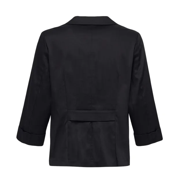 【ILEY 伊蕾】率性簡約薄棉西裝外套(黑色；M-XL；1241074724)