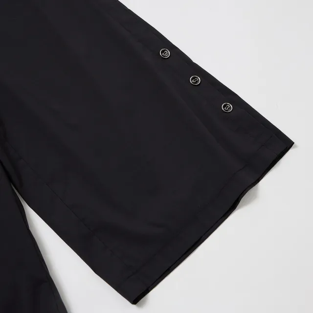 【ILEY 伊蕾】時尚都會風棉寬褲(黑色；M-2L；1242016756)