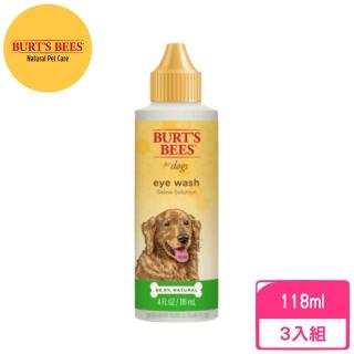 【Burts Bees小蜜蜂爺爺】天然肌蜜-水感洗潤潔眼液4oz/118ml-3入組(寵物潔眼液)