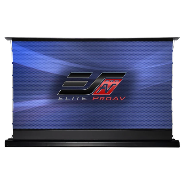【億立銀幕】100吋16:9黑柵抗光電動上升張力幕 FTE101UH2-CLR美國EliteScreens(請來電洽詢運送地點)
