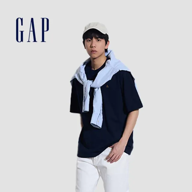 【GAP】男女款 純棉小熊圓領短袖T恤-多款任選(460845&598251&548022)