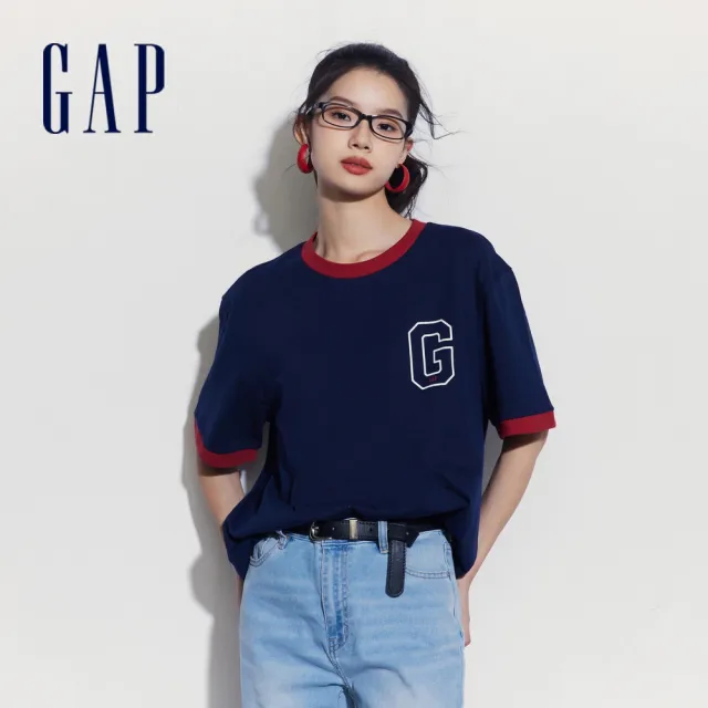 【GAP】男女裝 Logo純棉印花圓領短袖T恤-多款可選(465626&502314&548036&548094)