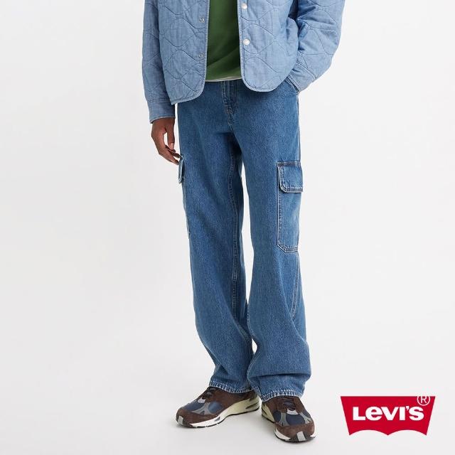 【LEVIS 官方旗艦】568 男款中腰寬鬆繭型丹寧牛仔褲 / 工裝口袋 人氣新品 000LP-0000