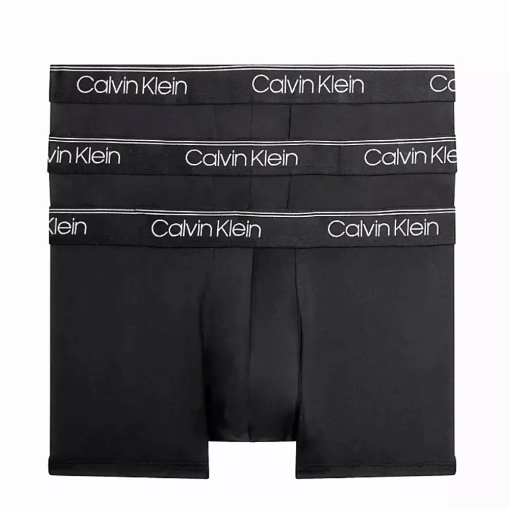 【Calvin Klein 凱文克萊】3件組 短版涼感男內褲(ck內褲 CK內褲 四角褲 平口褲)