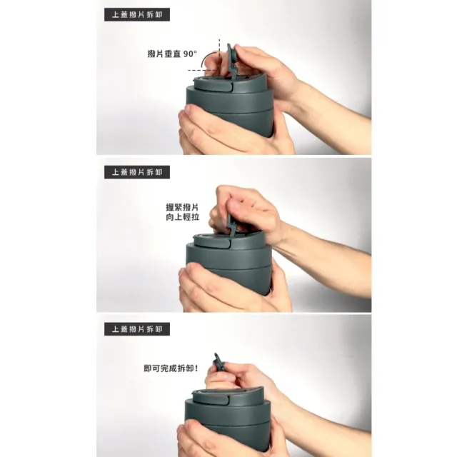 【WOKY 沃廚】渾圓杯專屬上蓋(適用於鈦陶瓷770ml/雙層750ml/雙層550ml/Ecozen880ml)