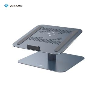 【VOKAMO】iStand合金旋轉筆電支架(自由旋轉穩如泰山)