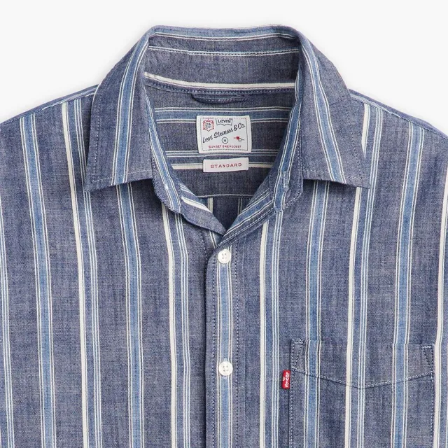 【LEVIS 官方旗艦】男款 經本款長袖襯衫 人氣新品 85746-0151