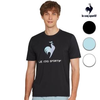 【LE COQ SPORTIF 公雞】官方直營 運動基礎短袖T恤 男女款-3色-LWT23501