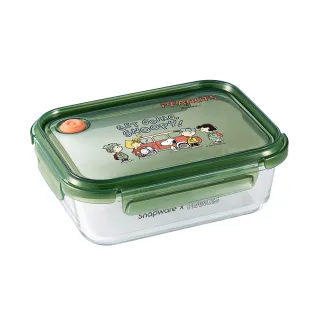 【CorelleBrands 康寧餐具】SNOOPY耐熱玻璃保鮮盒1090ml